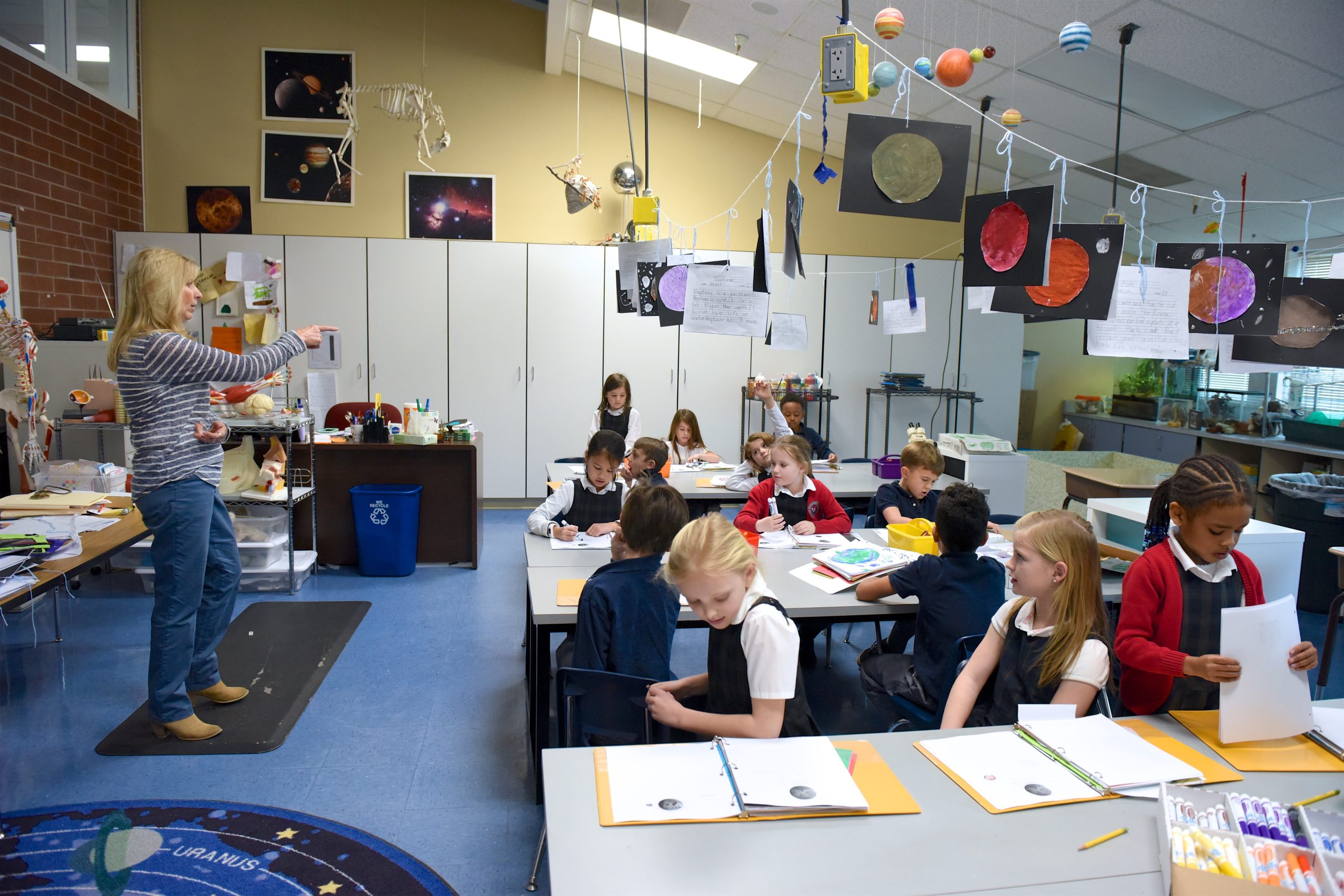 Waterford's Class I science lab is an inviting and stimulating environment that inspires scientific thought and curiosity.