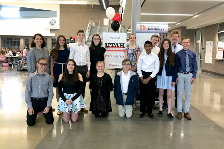 Waterford eight graders competed at Utah's National History Day competition.