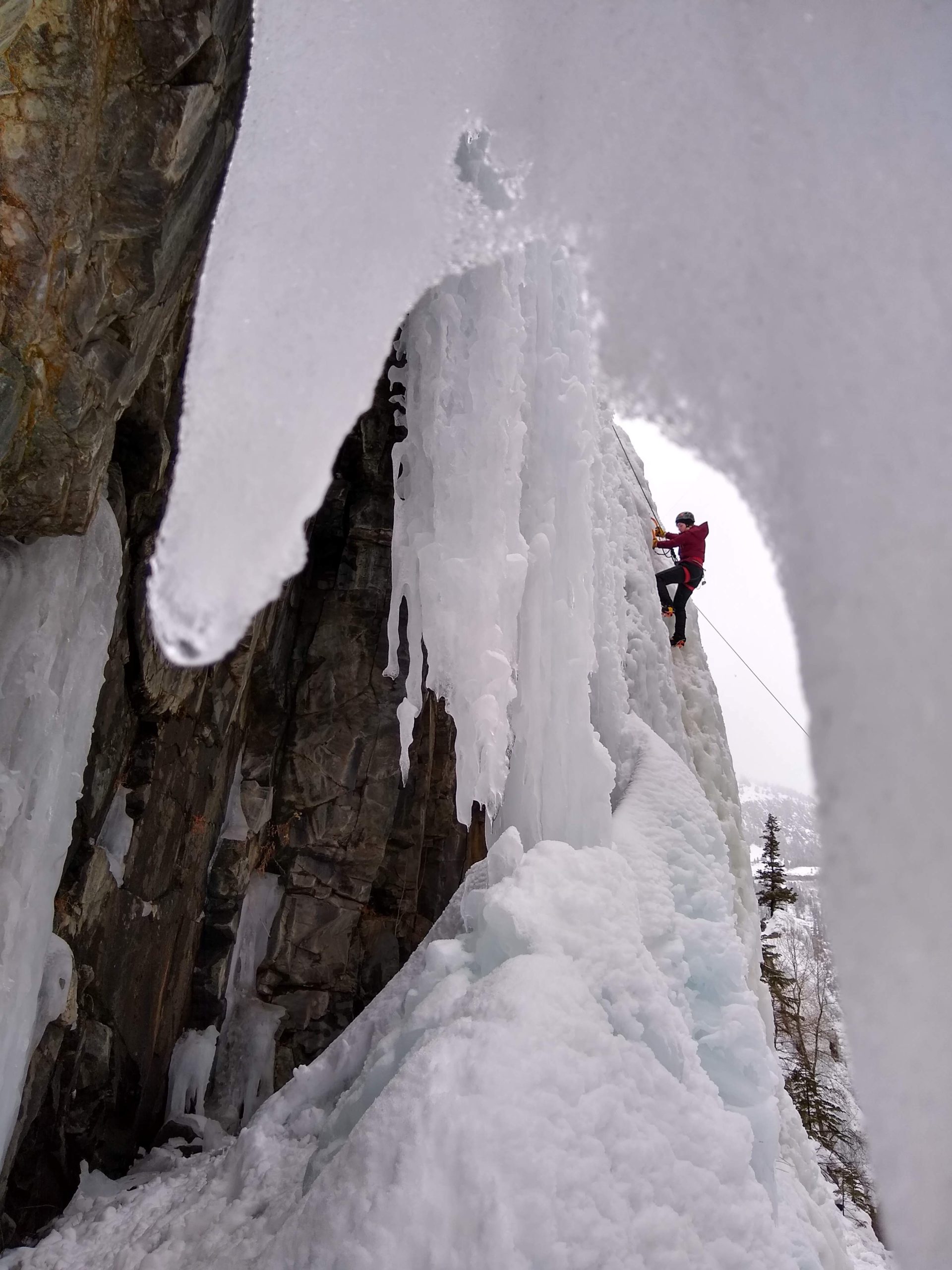 Katie R. ’19 Ice Climbing in Ouray, Colorado