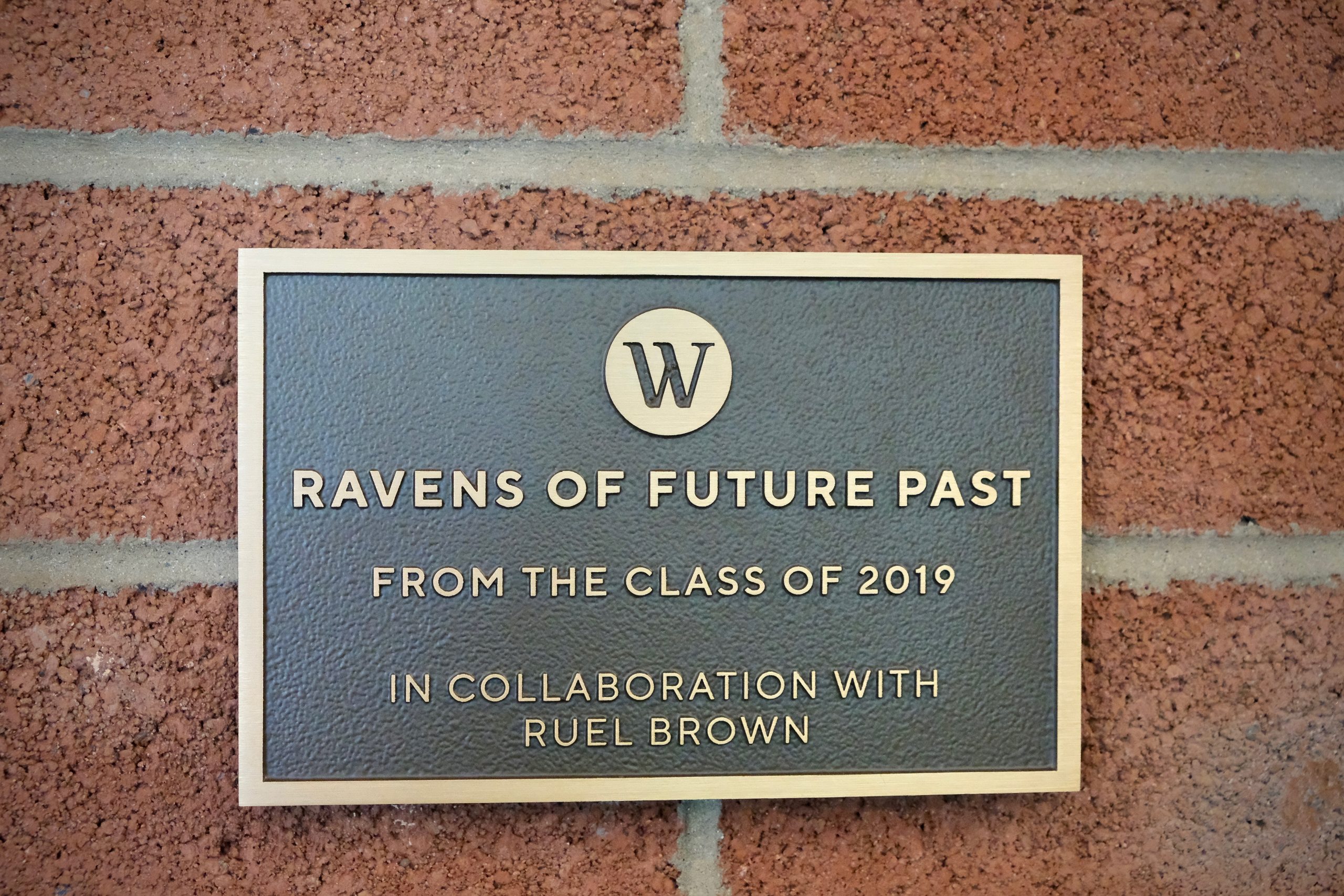 Class of 2019 Senior Gift Plaque