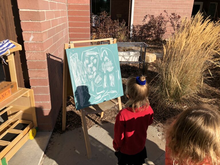 Painting in the Outdoor Classroom
